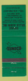 Matchbook Cover - Sunoco oil gas Gilles Aubin St Damien Bell QC WEAR