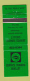 Matchbook Cover - Sunoco oil gas Service Ouellet Ste Foy QC