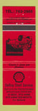 Matchbook Cover - DeRoy Shell oil gas Ste Anne Des Monts QC RED