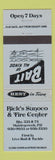 Matchbook Cover - Rick's Sunoco oil gas Tire Center Maidencreek PA