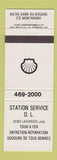 Matchbook Cover - Station Shell oil gas Montmagny QC