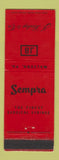 Matchbook Cover - Sempra Surgical Syringe Malvern PA WEAR