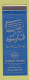 Matchbook Cover - Esso oil gas McIntosh Motors Vegreville AB