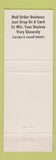 Matchbook Cover - Car Low Stamps Santa Ana CA dealer