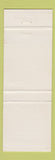 Matchbook Cover - Gulf oil gas J Pelletier Mont Laurier St Jovite QC WEAR