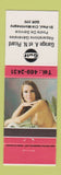 Matchbook Cover - Gulf oil gas Garage Picard Montmagny QC pinup