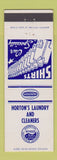 Matchbook Cover - Horton's Laundry Cleaners Sanitone