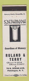 Matchbook Cover - Rutland and Terry Funeral Home Patchogue NY