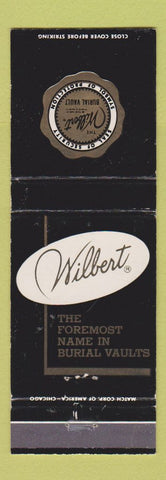 Matchbook Cover - Wilbert Burial Vault  Forest Park IL WEAR