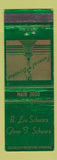 Matchbook Cover - B Leo Schwarz Funeral Home Freeport IL WEAR