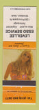 Matchbook Cover - Esso oil gas Leveillee Windsor QC pinup