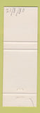 Matchbook Cover - Esso oil gas Leveillee Windsor QC pinup