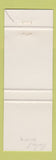 Matchbook Cover - Lave Auto Chez Baptiste Esso oil gas St George QC