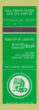 Matchbook Cover - Gill Truck Plaza stop oil gas Bernieres QC