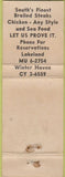 Matchbook Cover - Farmer Jones Red Barn Lakeland FL WEAR