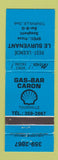 Matchbook Cover - Shell oil gas Tourville QC WEAR