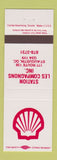 Matchbook Cover - Shell oil gas Station Compagnons St Augustine QC SAMPLE #1