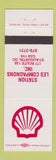 Matchbook Cover - Shell oil gas Station Compagnons St Augustine QC #1