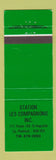 Matchbook Cover - Station Les Compagnons oil gas Portneuf QC GREEN