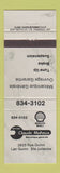 Matchbook Cover - Shell oil gas Claude Maheux Garage Ste Julienne QC