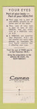 Matchbook Cover - Guild Opticians Jackson Vicksburg Natchez MS Optical