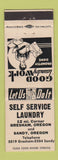 Matchbook Cover - Self Service Laundry Gresham Sandy OR