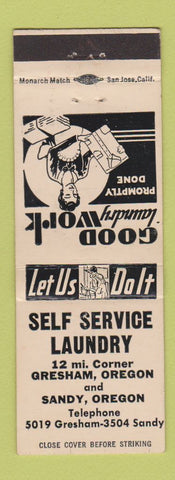 Matchbook Cover - Self Service Laundry Gresham Sandy OR