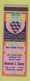 Matchbook Cover - Howard J Spear Portland OR Waste Paper metal scrap