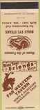 Matchbook Cover - Far Western Tavern Guadalupe CA horse