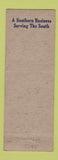 Matchbook Cover - Southern Metals Scrap Charlotte NC