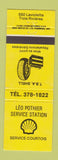 Matchbook Cover - Shell oil gas Leo Pothier Trois Rivieres QC