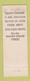 Matchbook Cover - Highlander Cleaners Laundry Santa Clara CA