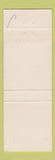 Matchbook Cover - Shell oil gas Lou Cras Kingston ON