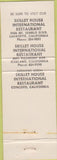 Matchbook Cover - Skillet House Restaurant Walnut Creek CA