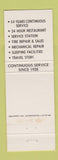Matchbook Cover - Dixie Trucker's Home stop McLean IL oil gas Tuscola