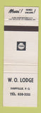 Matchbook Cover - Shell oil gas WO Lodge Danville QC