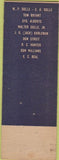 Matchbook Cover - Walter Dolle Insurance Cincinatti OH
