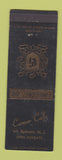 Matchbook Cover - Corner Cafe Mount Ephraim NJ WORN