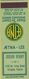Matchbook Cover - Judson Reamy Aetna Arlington VA
