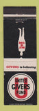 Matchbook Cover - United Givers Fund Charity