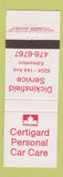 Matchbook Cover - Petro Canada oil gas Certigard Dickinsfield Edmonton AB