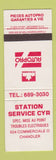 Matchbook Cover - Petro Canada oil gas Chandler QC