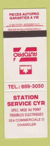 Matchbook Cover - Petro Canada oil gas Chandler QC