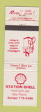 Matchbook Cover - Shell oil gas Ste Flavie QC WEAR