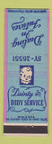 Matchbook Cover - Dainty Didy Service Diaper Cleaning Pasadena CA