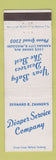 Matchbook Cover - Bernard Zahner's Diaper Service Kansas City MO
