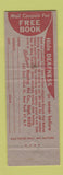 Matchbook Cover - Beltone Hearing Aid Glasses