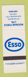 Matchbook Cover - Esso oil gas Noonan Fuels Summerside PEI PE