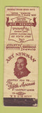 Matchbook Cover - Art Newman Restaurant Olympia WA WORN