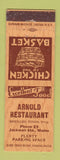 Matchbook Cover - Arnold Restaurant Jackman Station ME